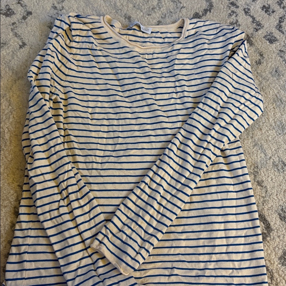 Striped Long Sleeve lightweight sweater
